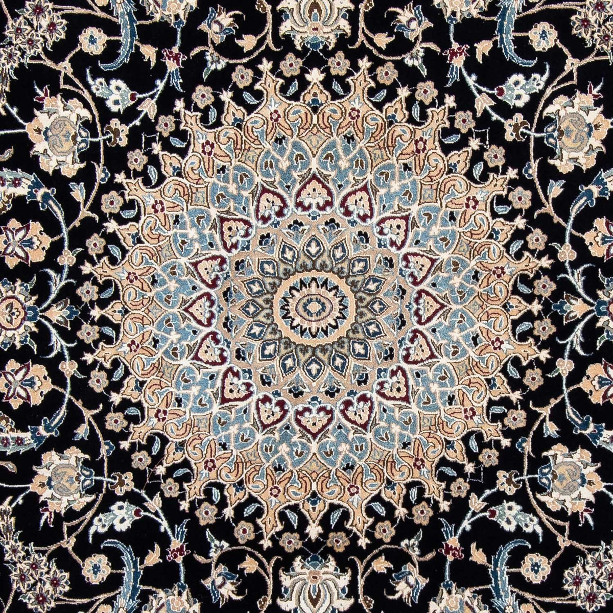 Perser Rug - Nain - Premium - 317 x 193 cm - black