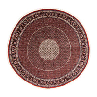 Perser Rug - Bidjar round  - 247 x 247 cm - dark red