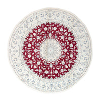 Perser Rug - Nain round  - 293 x 293 cm - dark red