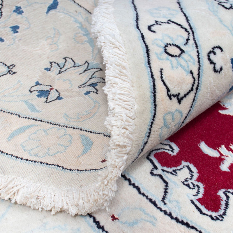 Perser Rug - Nain round  - 293 x 293 cm - dark red