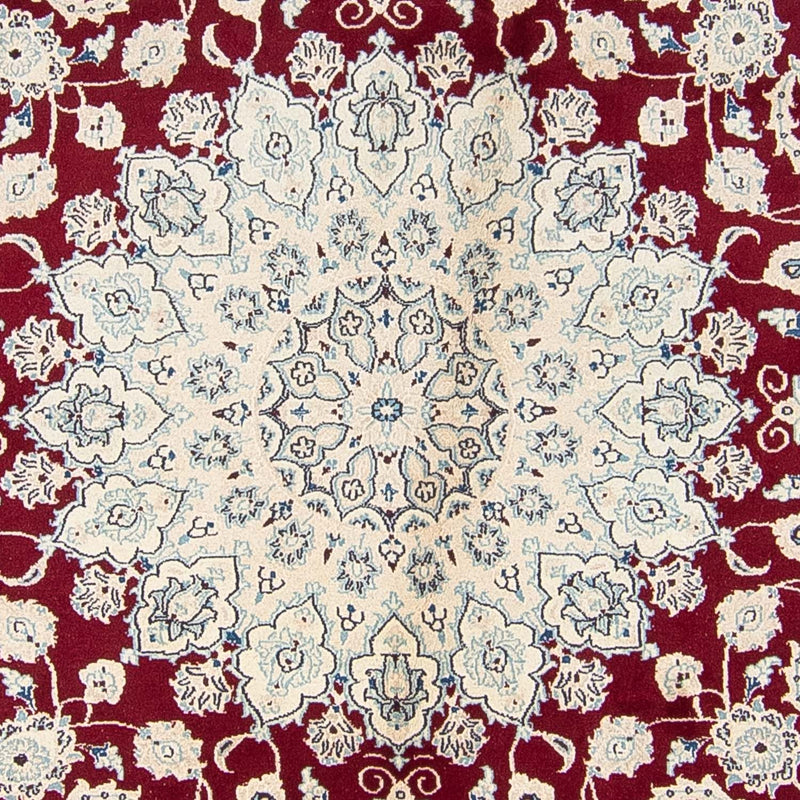Perser Rug - Nain round  - 300 x 300 cm - dark red