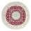 Perser Rug - Nain round  - 302 x 302 cm - dark red