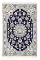 Perserteppich - Nain 85 x 55 cm - dunkelblau