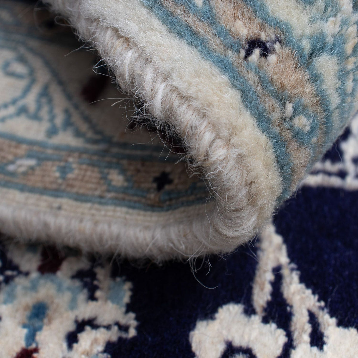 Perser Rug - Nain - 85 x 55 cm - dark blue