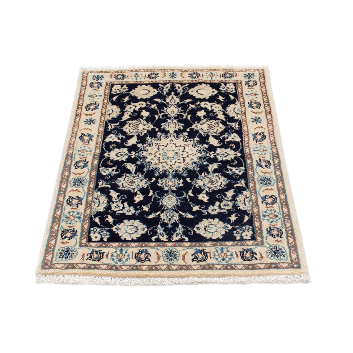 Perser Rug - Nain - 85 x 55 cm - dark blue