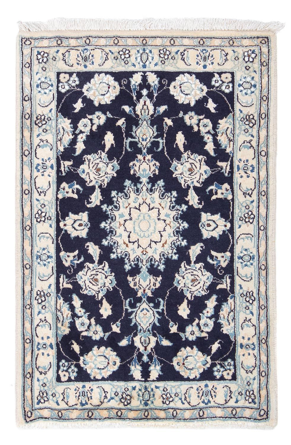 Perser Rug - Nain - 85 x 55 cm - dark blue