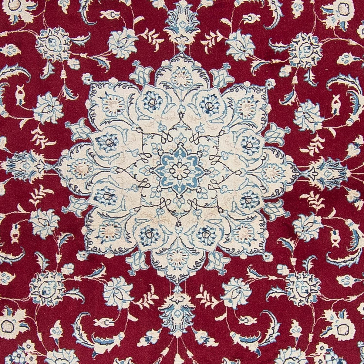 Perser Rug - Nain round  - 290 x 290 cm - dark red
