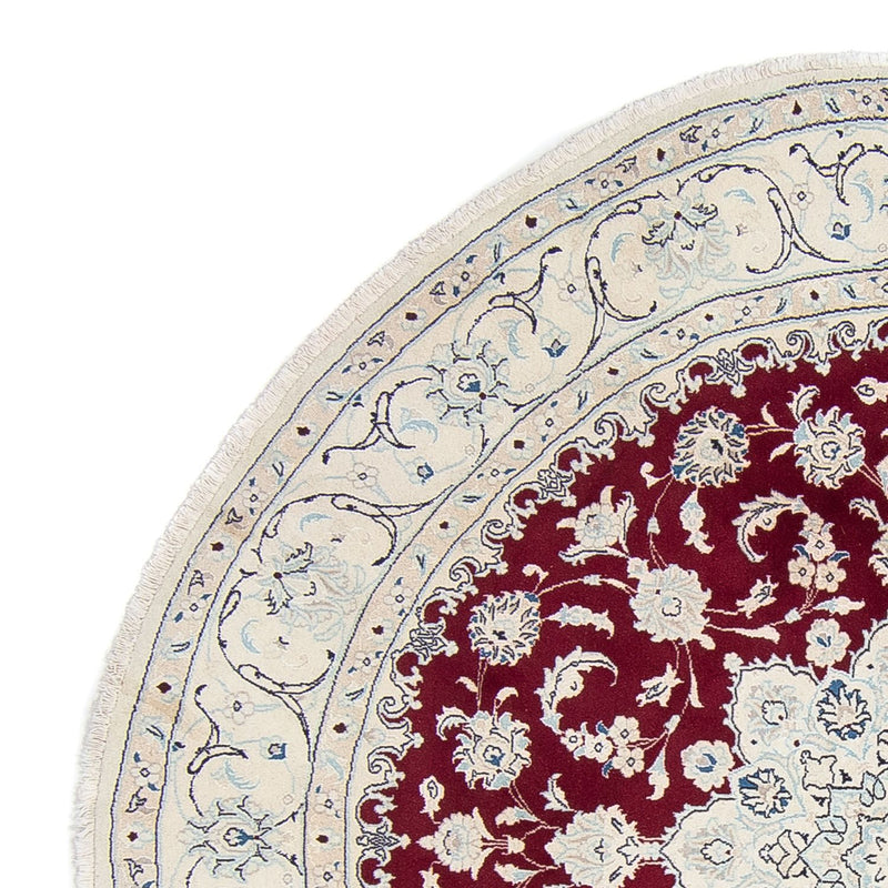 Perser Rug - Nain round  - 250 x 250 cm - dark red