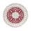 Perser Rug - Nain round  - 245 x 245 cm - dark red
