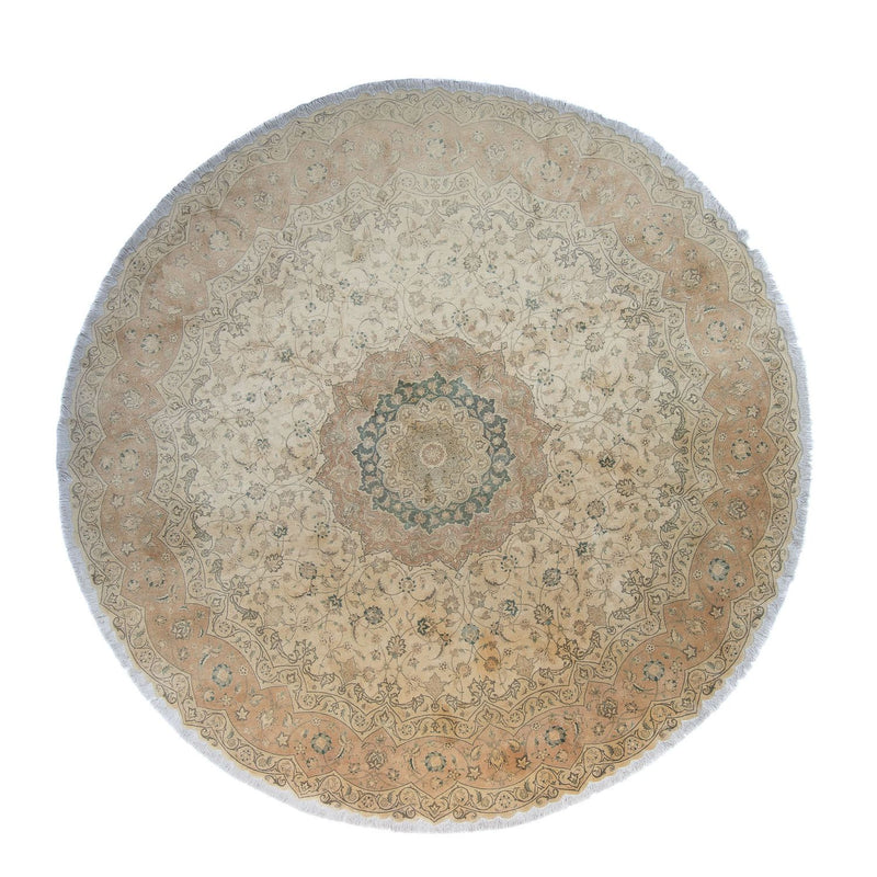 Perser Rug - Tabriz round  - 290 x 290 cm - beige