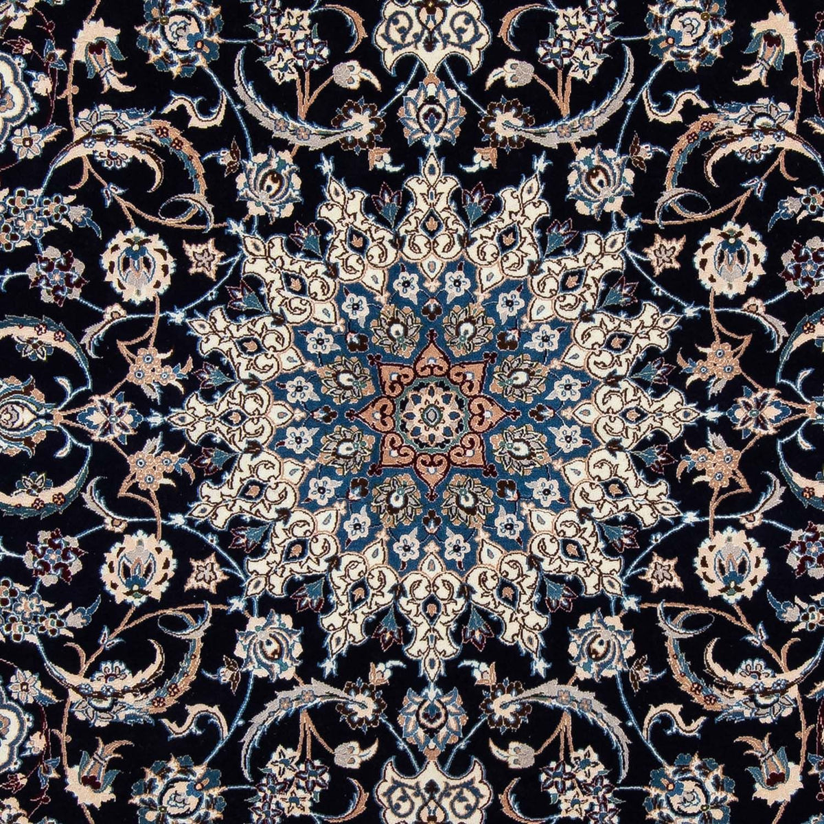 Perser Rug - Nain - Royal - 302 x 203 cm - black