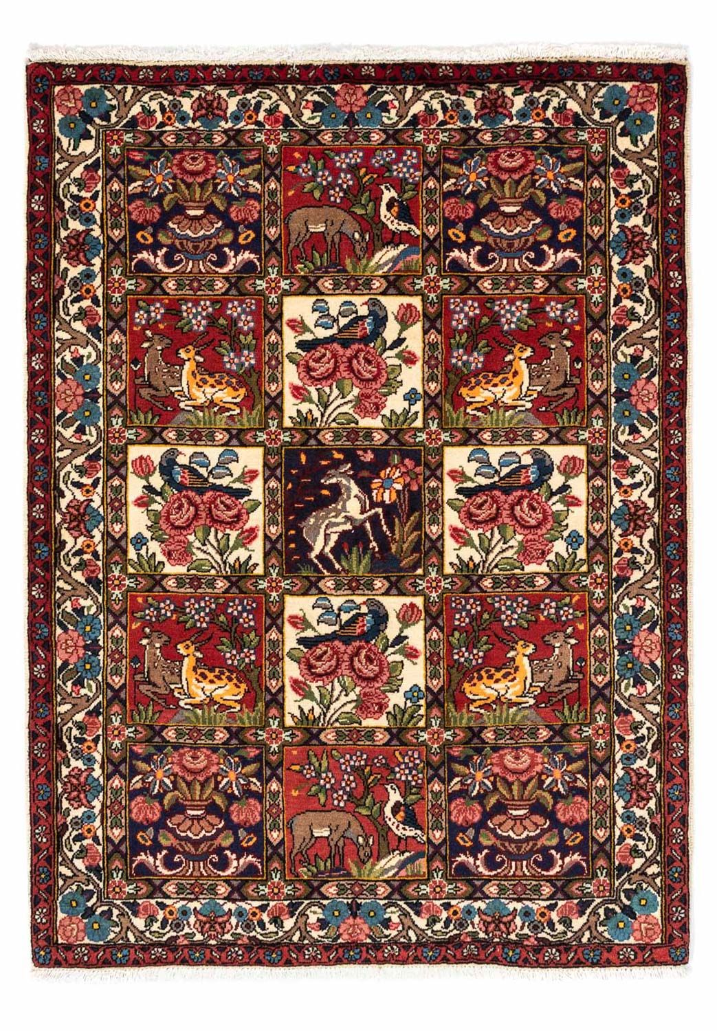 Perser Rug - Nomadic - 154 x 106 cm - dark red