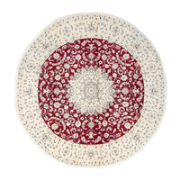 Perser Rug - Nain round  - 293 x 293 cm - dark red
