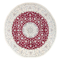Perser Rug - Nain round  - 295 x 295 cm - dark red