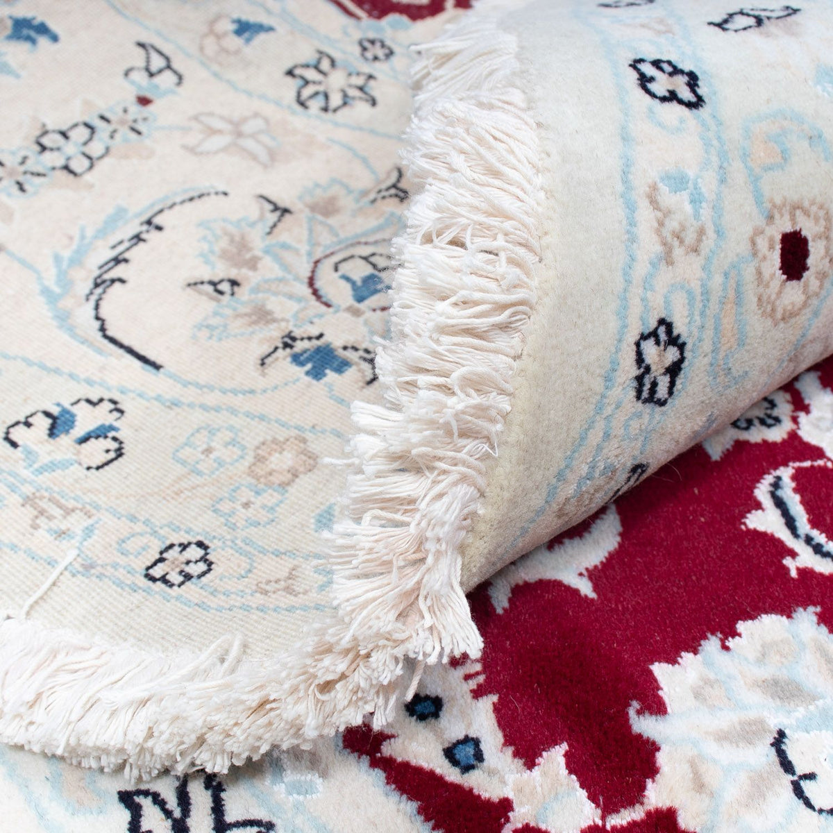 Perser Rug - Nain round  - 295 x 295 cm - dark red