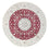 Perser Rug - Nain round  - 295 x 295 cm - dark red