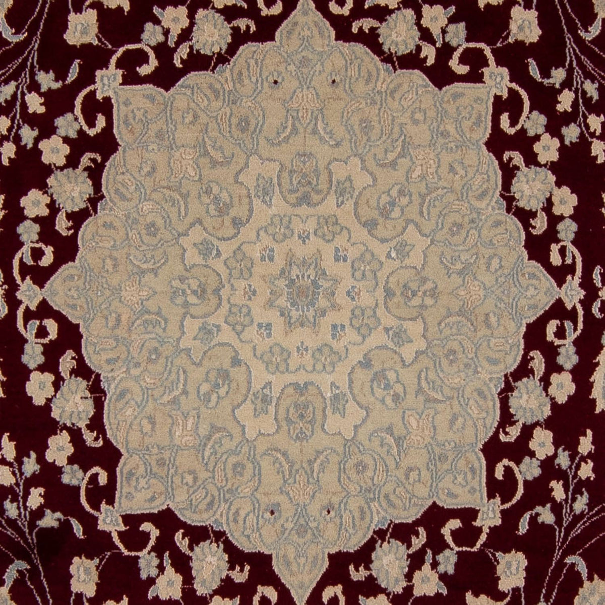 Perser Rug - Nain - 341 x 248 cm - dark red