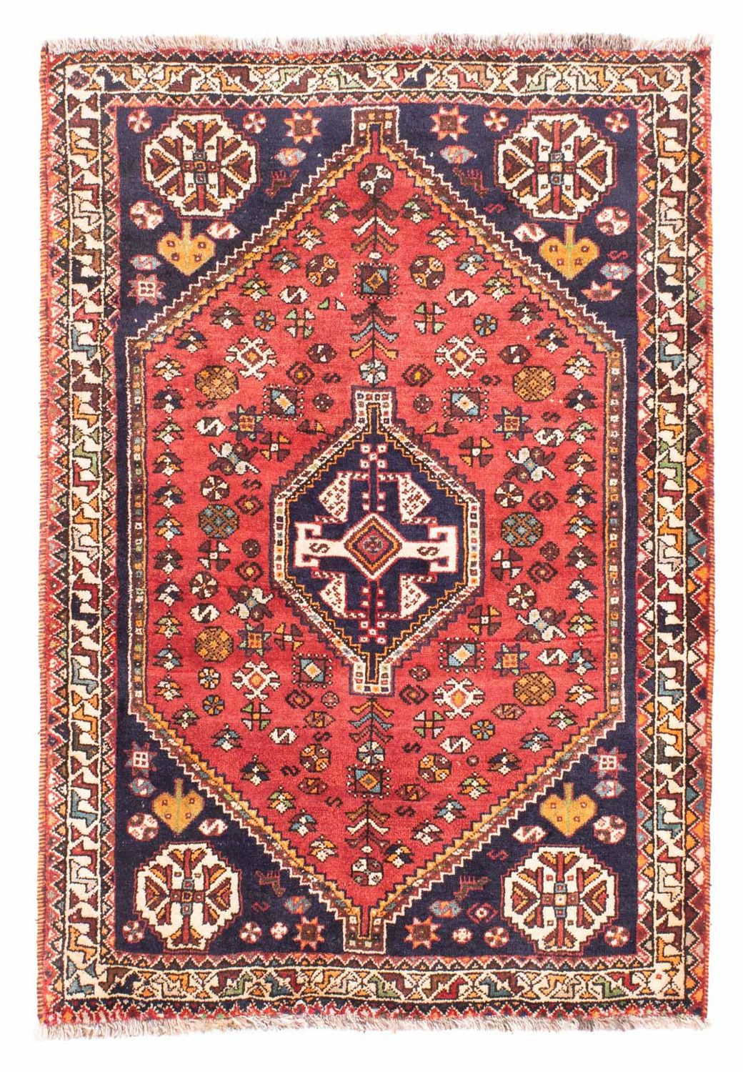 Perser Rug - Nomadic - 162 x 112 cm - dark red