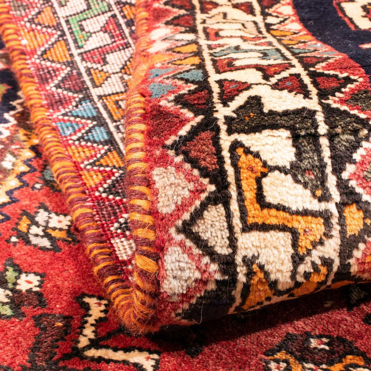 Perser Rug - Nomadic - 162 x 112 cm - dark red