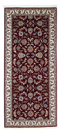 Runner Perser Rug - Tabriz - Royal - 205 x 88 cm - dark red