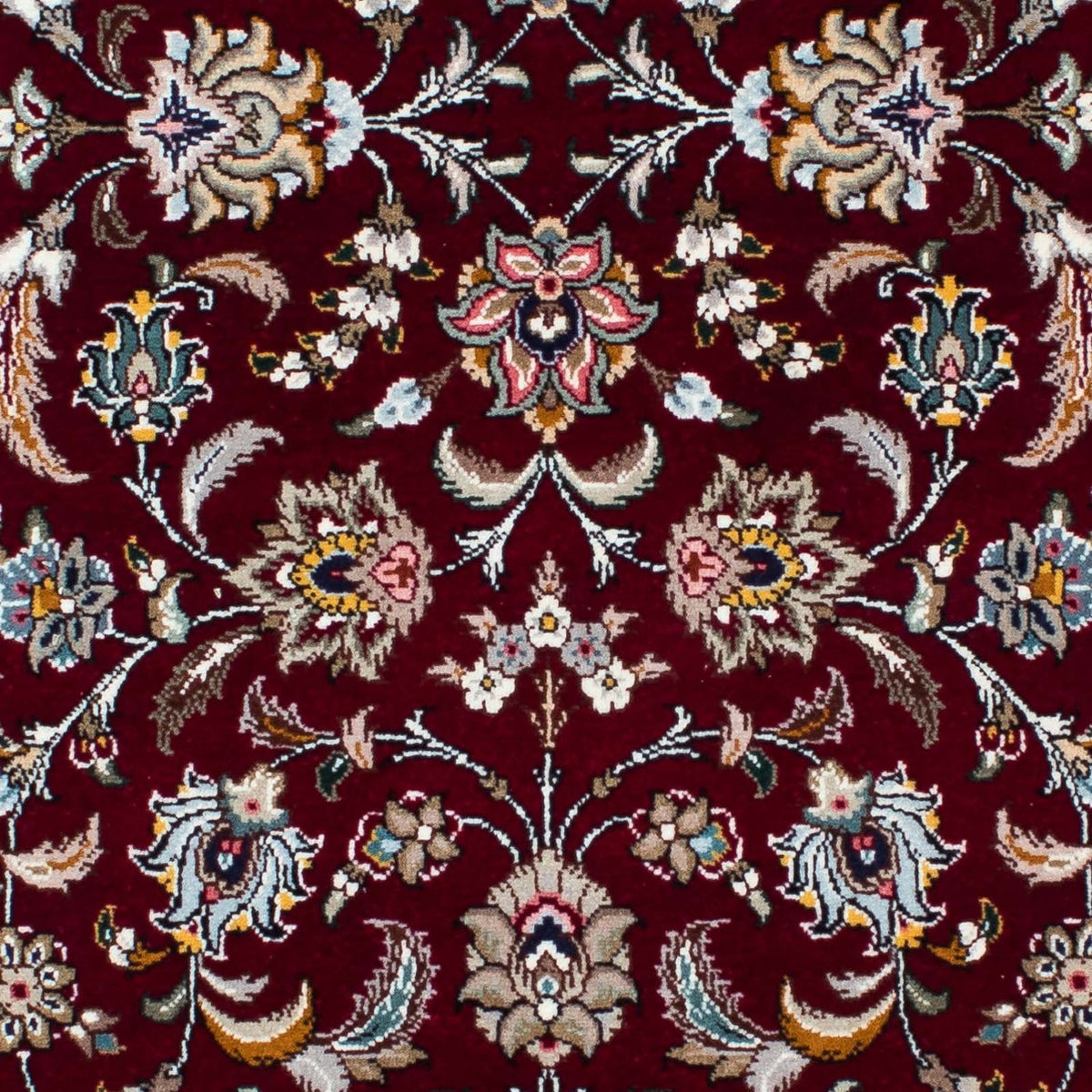 Runner Perser Rug - Tabriz - Royal - 205 x 88 cm - dark red