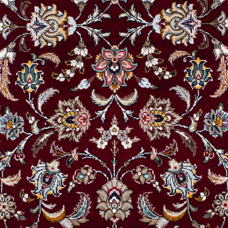 Runner Perser Rug - Tabriz - Royal - 205 x 88 cm - dark red