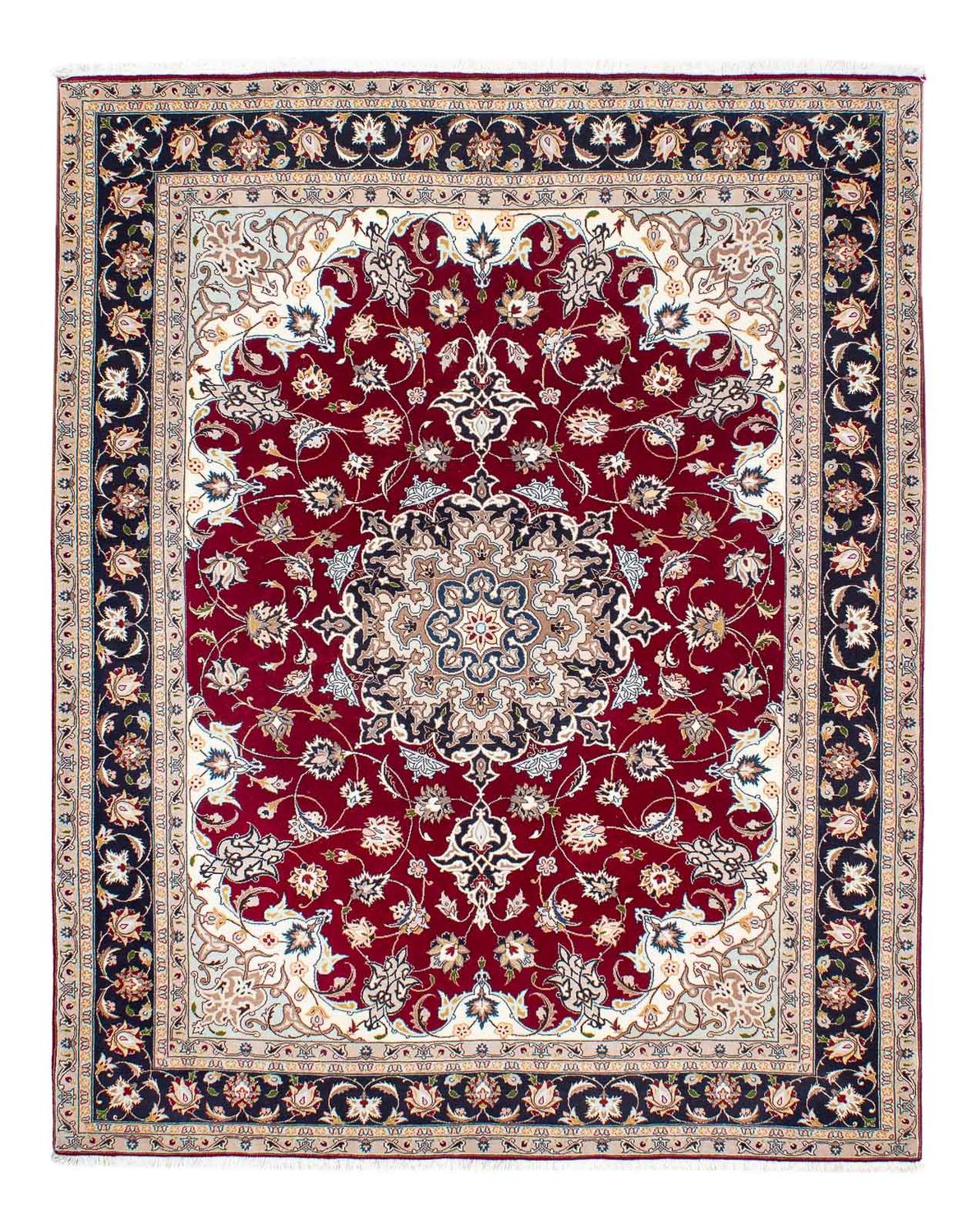 Perser Rug - Tabriz - Royal - 195 x 153 cm - dark red