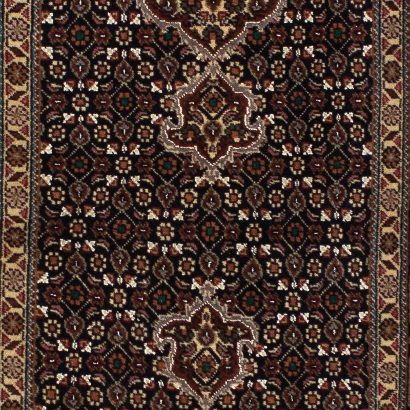 Runner Perser Rug - Tabriz - 201 x 77 cm - dark blue