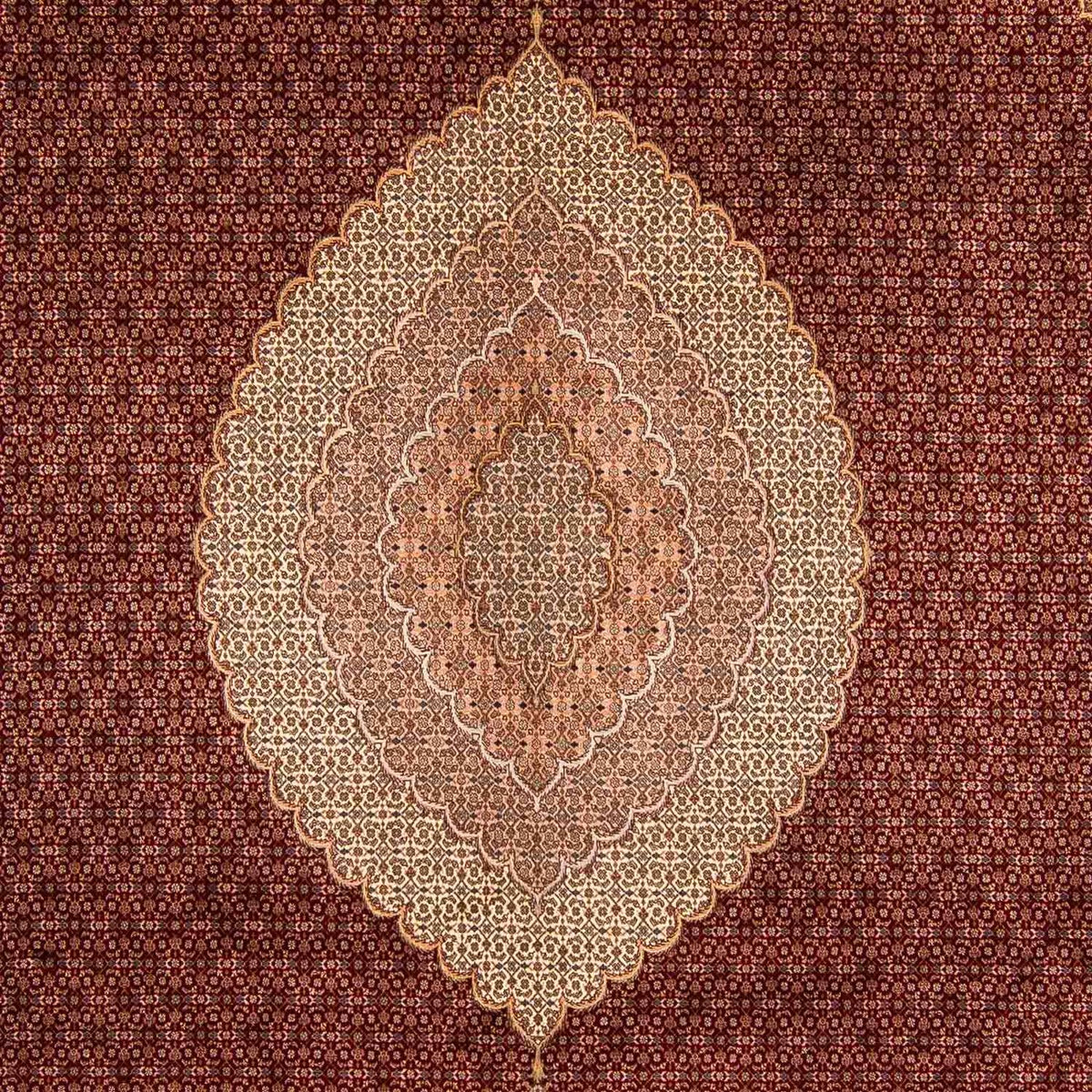 Perser Rug - Tabriz - 400 x 298 cm - dark red