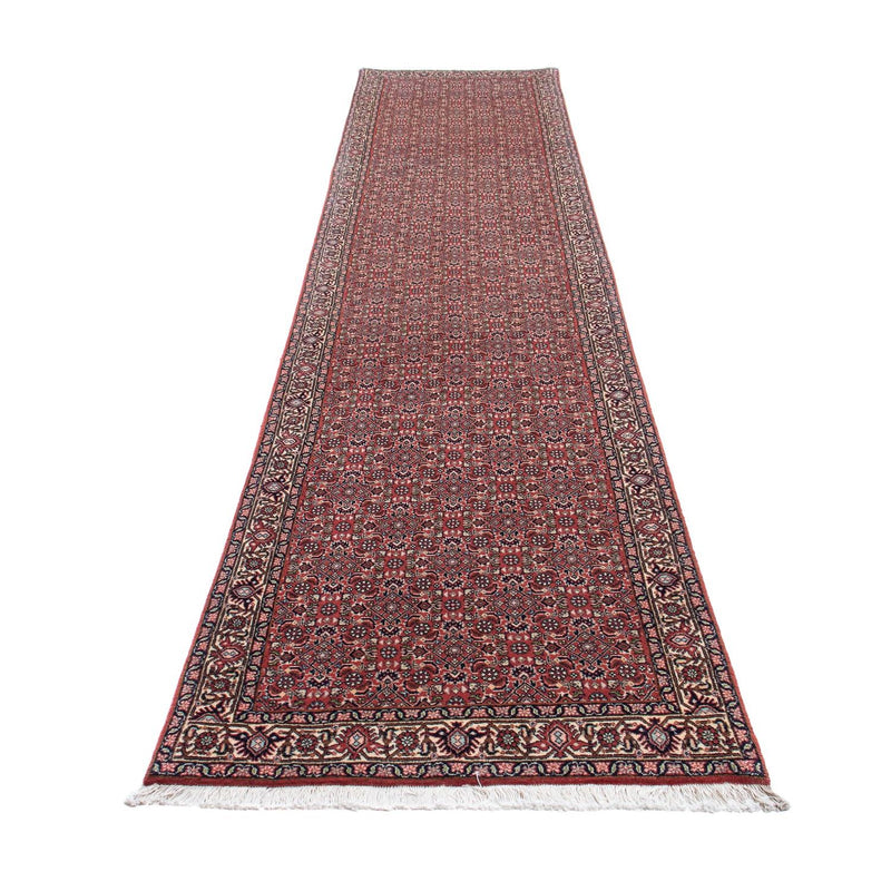 Runner Perser Rug - Bidjar - 400 x 88 cm - light red