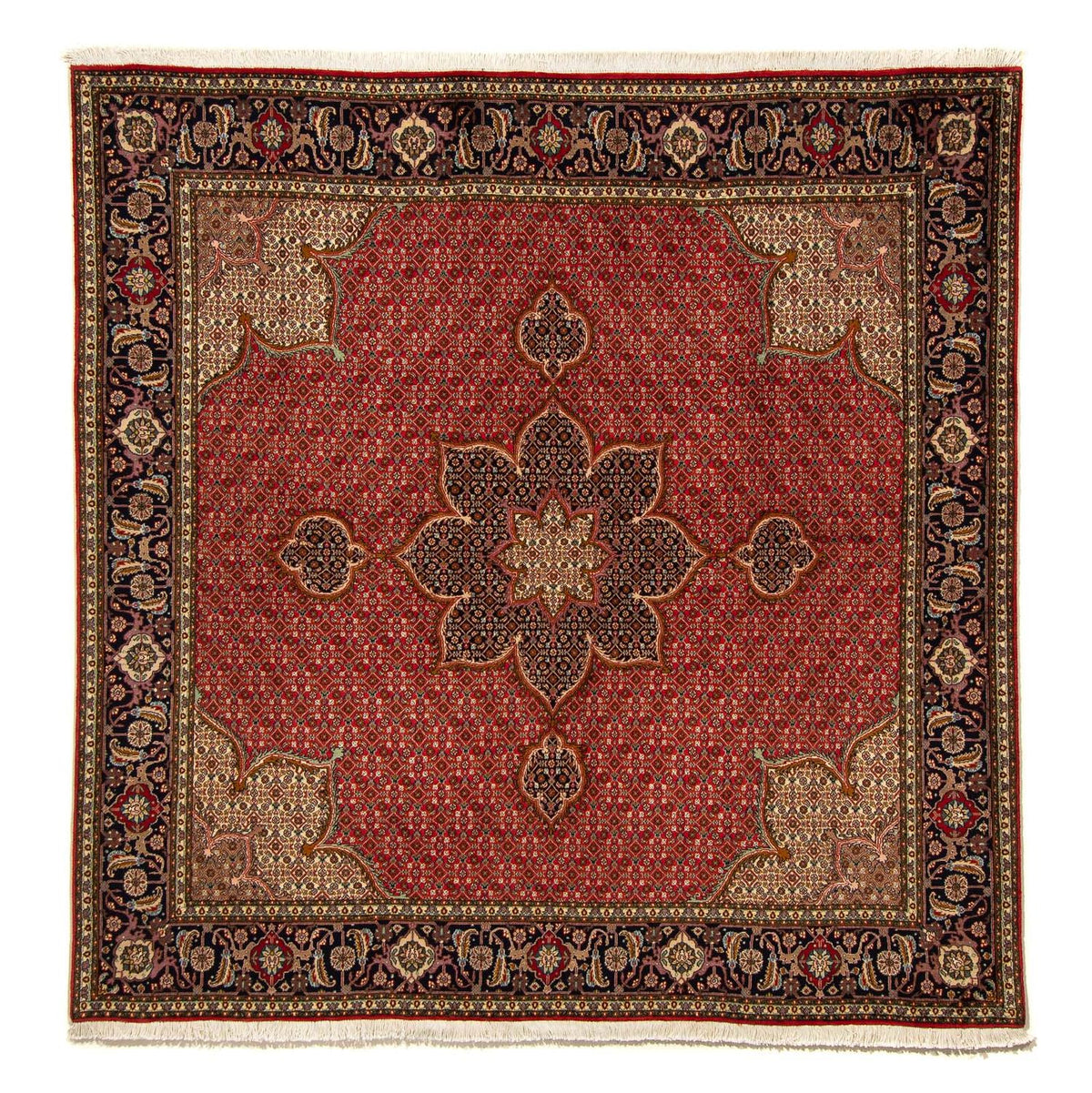 Perser Rug - Tabriz square  - 203 x 200 cm - red