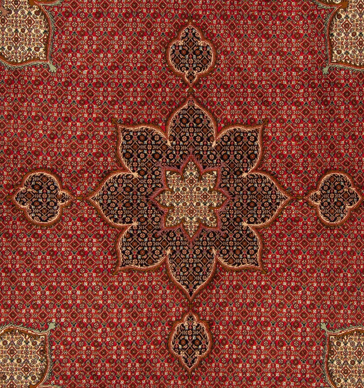Perser Rug - Tabriz square  - 203 x 200 cm - red