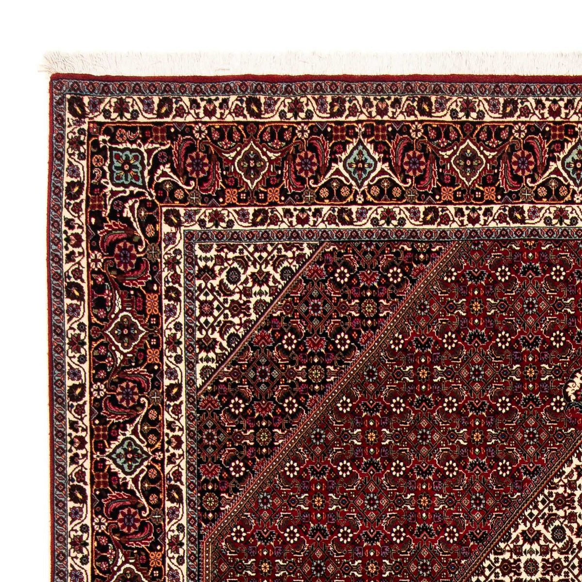 Perser Rug - Bidjar - 257 x 204 cm - dark red