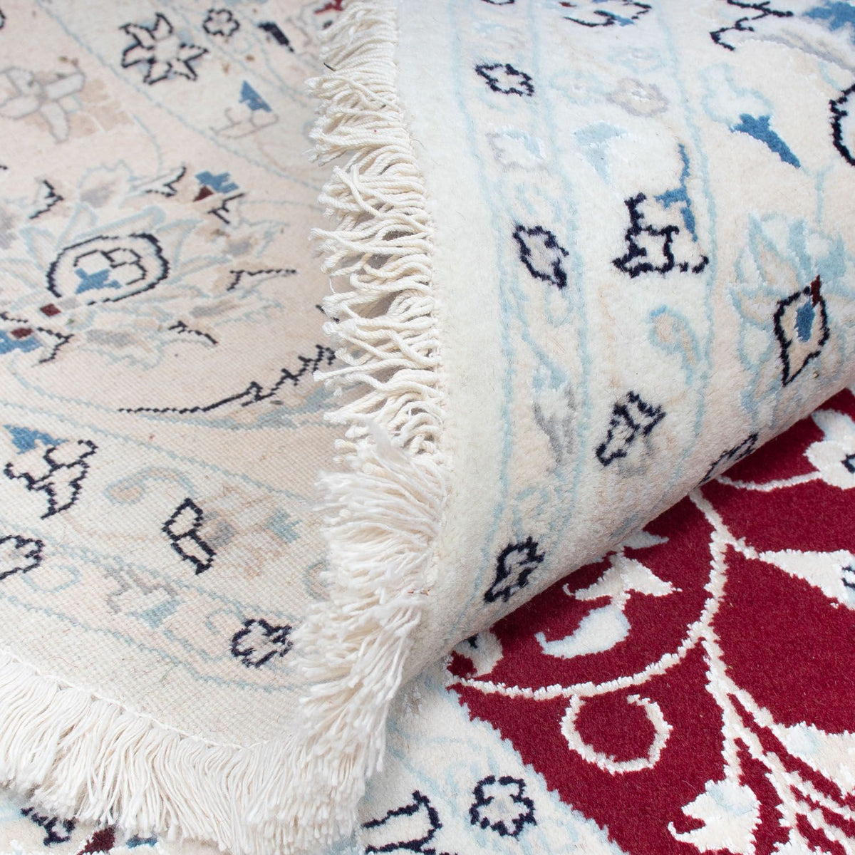 Perser Rug - Nain round  - 300 x 300 cm - dark red