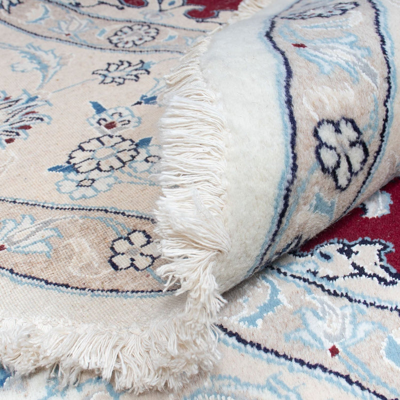 Perser Rug - Nain round  - 300 x 300 cm - dark red