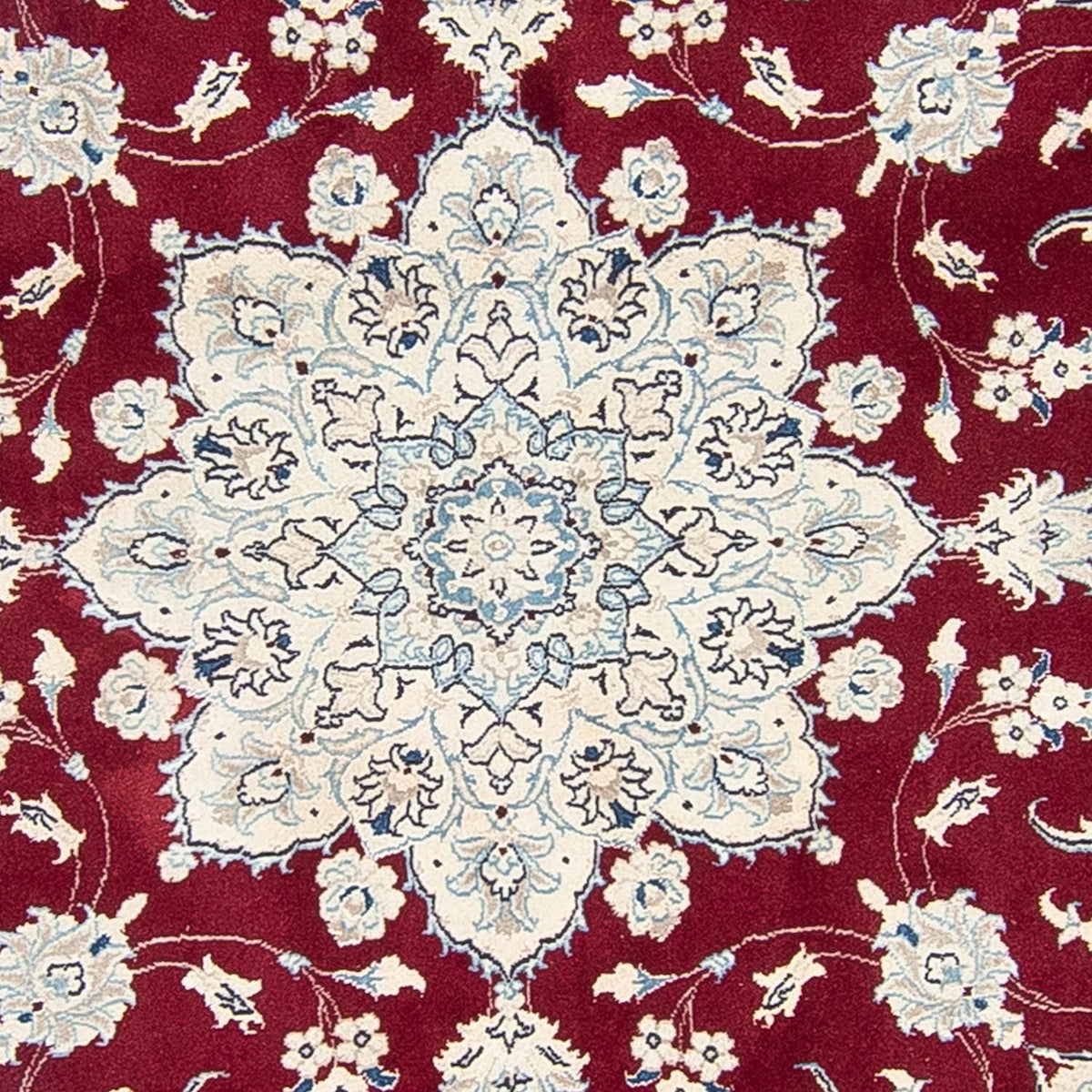 Perser Rug - Nain round  - 250 x 250 cm - dark red