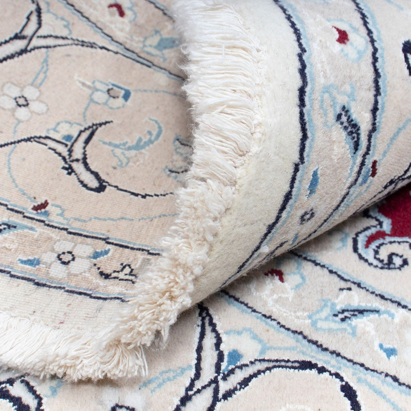 Perser Rug - Nain round  - 250 x 250 cm - dark red