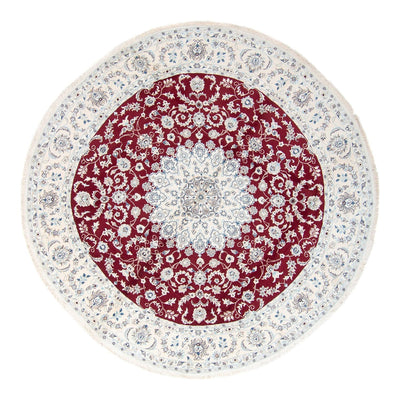 Perser Rug - Nain round  - 300 x 300 cm - dark red