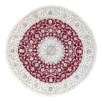 Perser Rug - Nain round  - 300 x 300 cm - dark red