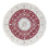Perser Rug - Nain round  - 300 x 300 cm - dark red