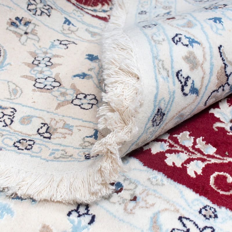 Perser Rug - Nain round  - 300 x 300 cm - dark red