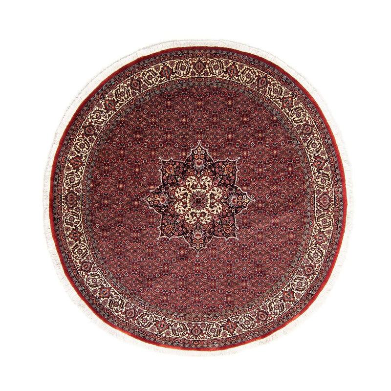 Perser Rug - Bidjar round  - 205 x 205 cm - dark red