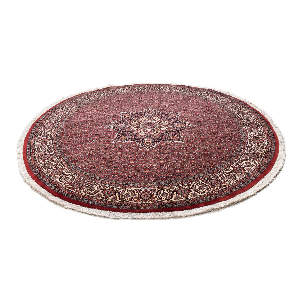 Perser Rug - Bidjar round  - 205 x 205 cm - dark red