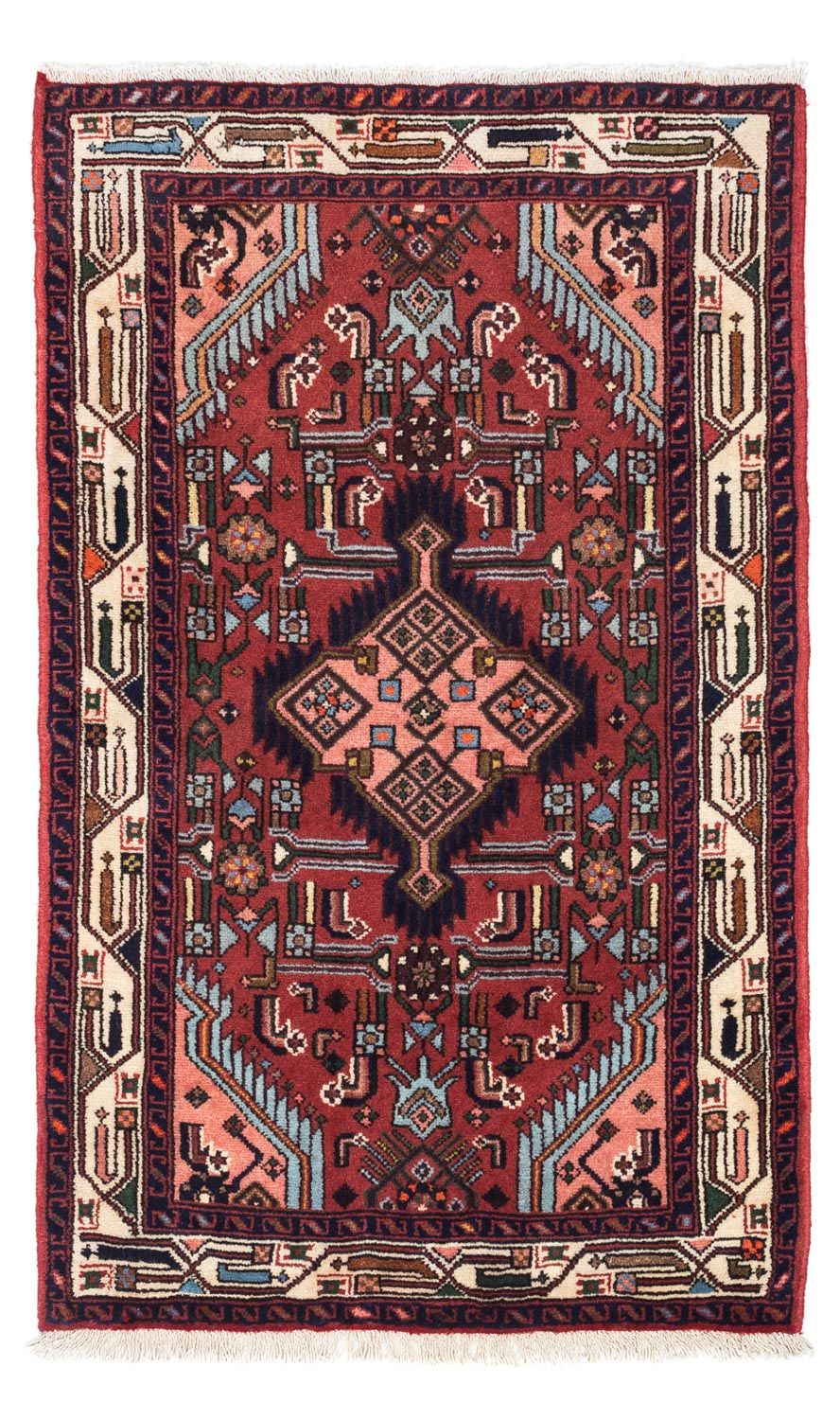 Perser Rug - Nomadic - 125 x 80 cm - dark red