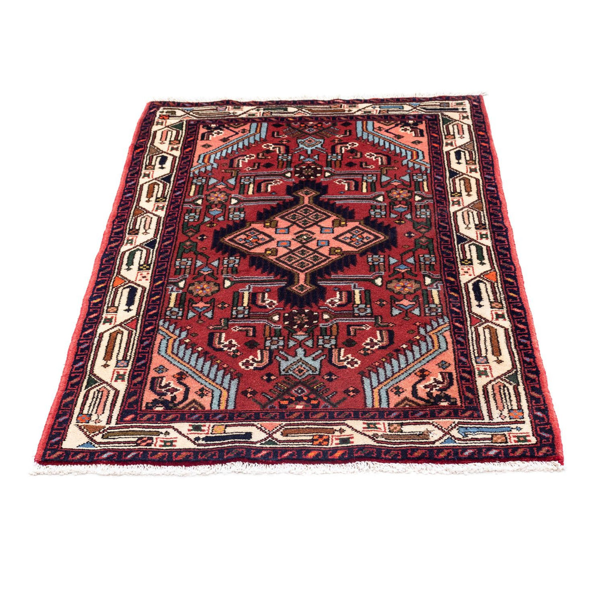 Perser Rug - Nomadic - 125 x 80 cm - dark red
