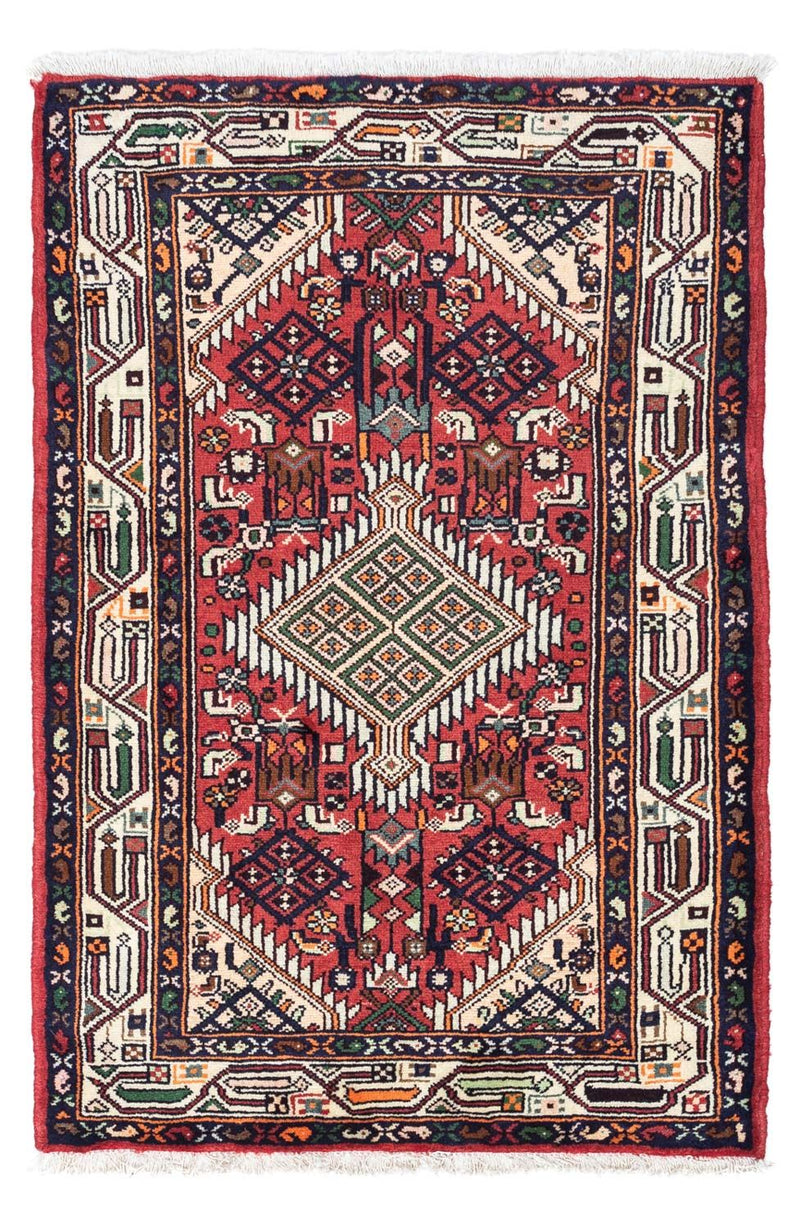 Perser Rug - Nomadic - 125 x 80 cm - light red