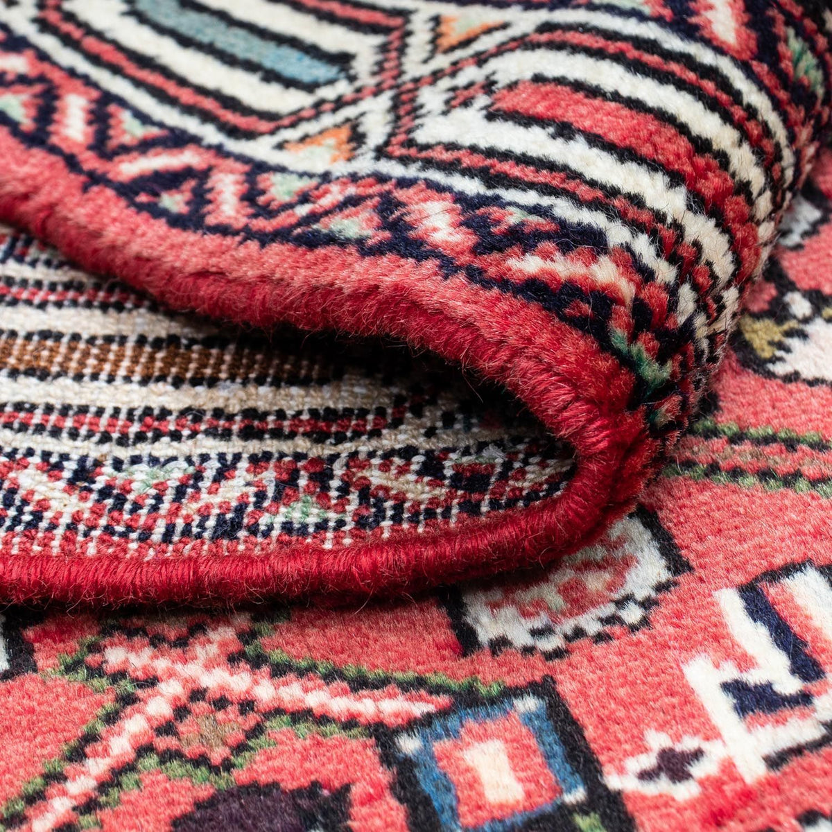 Perser Rug - Nomadic - 125 x 80 cm - red