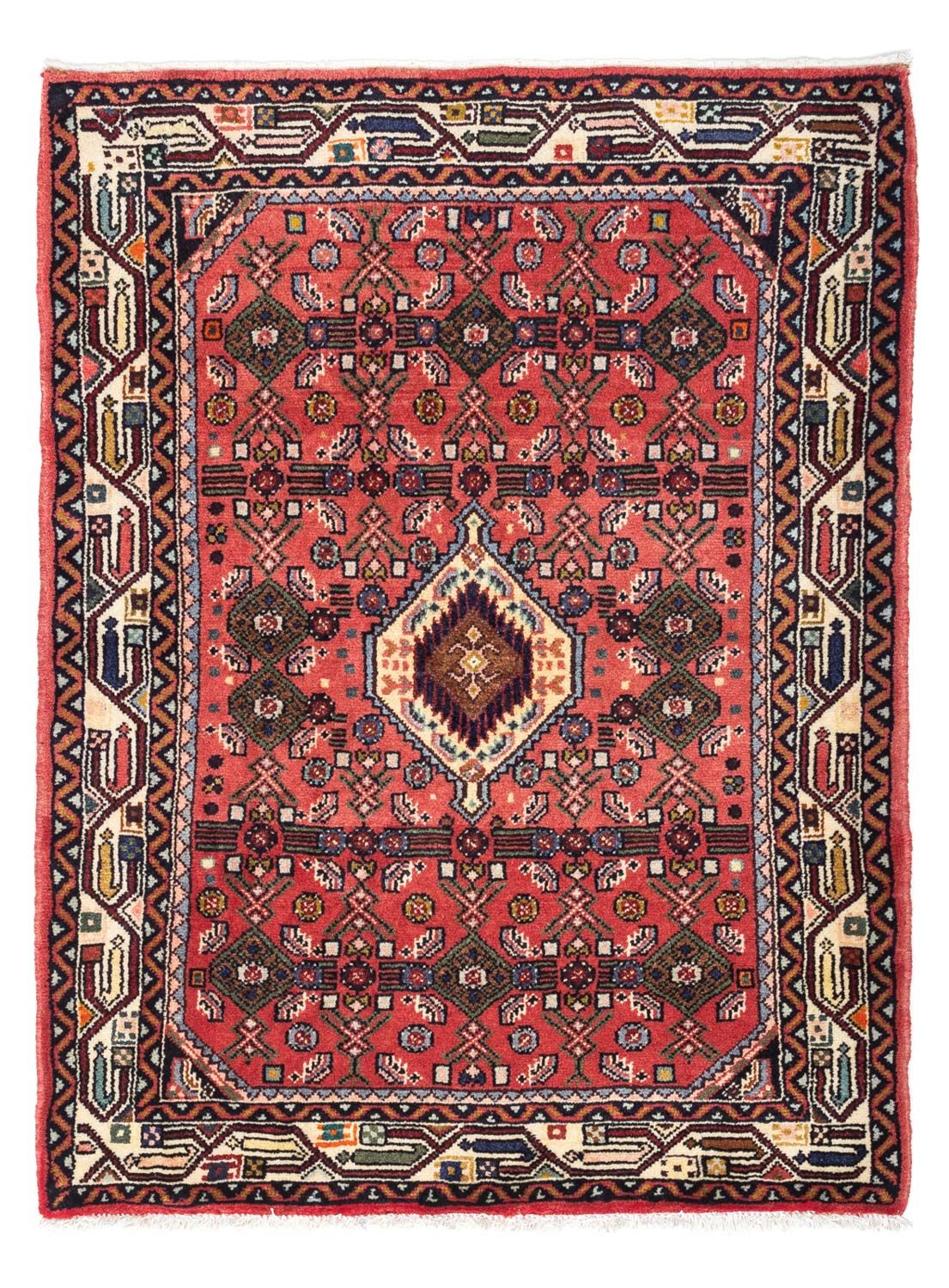 Perser Rug - Nomadic - 125 x 80 cm - red