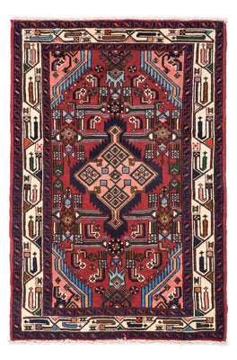Perser Rug - Nomadic - 125 x 80 cm - dark red
