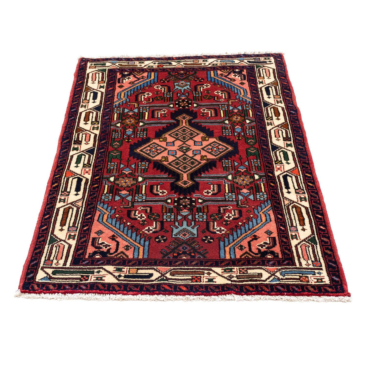 Perser Rug - Nomadic - 125 x 80 cm - dark red